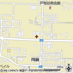 秋田県大仙市戸地谷川前314周辺の地図