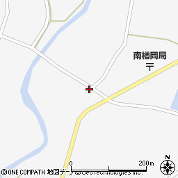 秋田県大仙市南外梨木田384周辺の地図