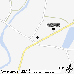 秋田県大仙市南外梨木田411周辺の地図