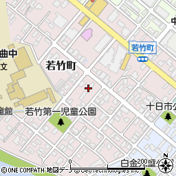 〒014-0016 秋田県大仙市若竹町の地図
