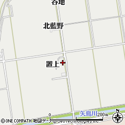 秋田県大仙市堀見内置上32周辺の地図