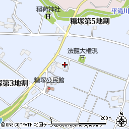 岩手県花巻市糠塚第４地割35周辺の地図