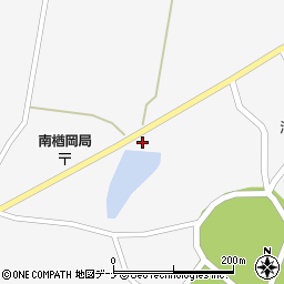 秋田県大仙市南外梨木田1周辺の地図