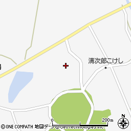 秋田県大仙市南外梨木田17周辺の地図