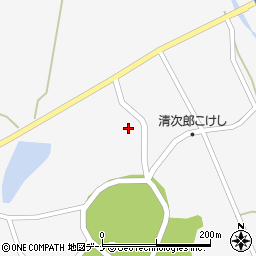 秋田県大仙市南外梨木田14周辺の地図