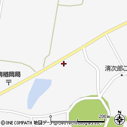 秋田県大仙市南外梨木田22周辺の地図