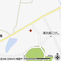 秋田県大仙市南外梨木田12周辺の地図