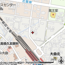 トヨタレンタリース秋田大曲店周辺の地図