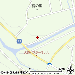 ＪＡいわて花巻大迫町周辺の地図