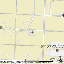 秋田県大仙市戸地谷沖田47周辺の地図