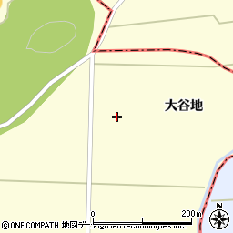 秋田県大仙市払田大谷地69周辺の地図