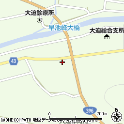 岩手県花巻市大迫町大迫第２地割周辺の地図