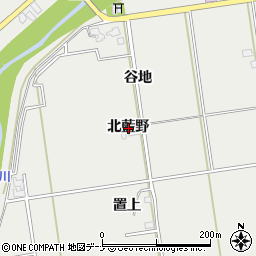 秋田県大仙市堀見内（北藍野）周辺の地図