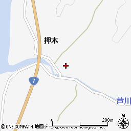 秋田県由利本荘市芦川宮ノ前周辺の地図