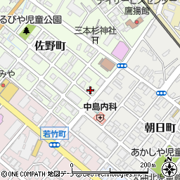 住友生命保険相互会社　秋田支社・大曲角館支部周辺の地図