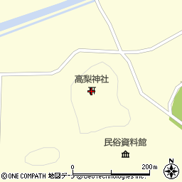 高梨神社周辺の地図