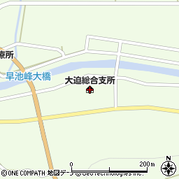 花巻商工会議所　大迫支所周辺の地図