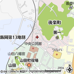 岩手県下閉伊郡山田町後楽町3周辺の地図