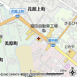 秋田日産大曲店周辺の地図