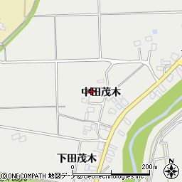 秋田県大仙市堀見内中田茂木68周辺の地図