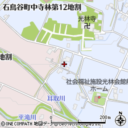 岩手県花巻市石鳥谷町中寺林第１２地割45周辺の地図