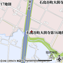 岩手県花巻市石鳥谷町大興寺第１６地割周辺の地図