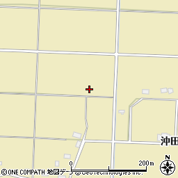秋田県大仙市戸地谷周辺の地図