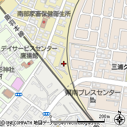 秋田県大仙市富士見町2-3周辺の地図