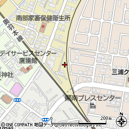 秋田県大仙市富士見町2周辺の地図