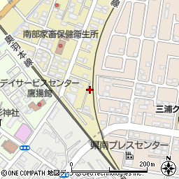 秋田県大仙市富士見町2-7周辺の地図