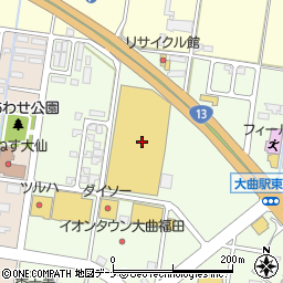 コメリリフォーム大曲店周辺の地図