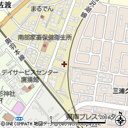 秋田県大仙市富士見町4-9周辺の地図