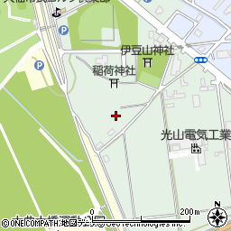 秋田県大仙市泉町周辺の地図