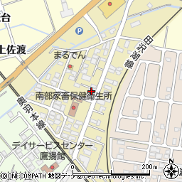 秋田県大仙市富士見町7-60周辺の地図