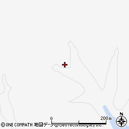 秋田県大仙市南外大杉山周辺の地図