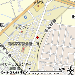 秋田県大仙市富士見町8-7周辺の地図