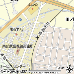 秋田県大仙市富士見町8周辺の地図