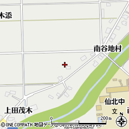秋田県大仙市堀見内周辺の地図