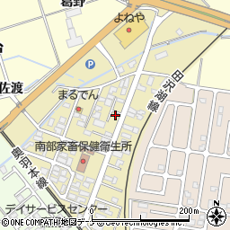 秋田県大仙市富士見町7-55周辺の地図