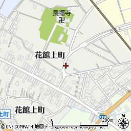 秋田県大仙市花館上町周辺の地図