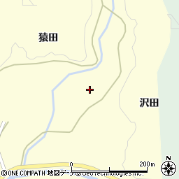 秋田県由利本荘市中帳川原周辺の地図