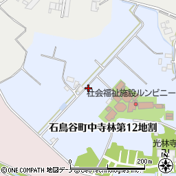 岩手県花巻市石鳥谷町中寺林第１２地割63-24周辺の地図