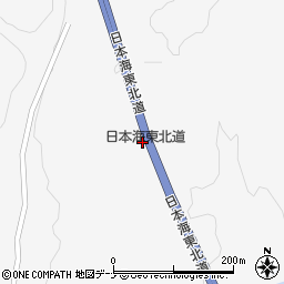 秋田県由利本荘市芦川金ヶ沢周辺の地図