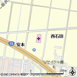ダイナム大曲店周辺の地図