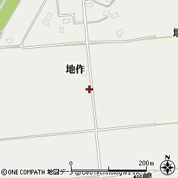 秋田県大仙市堀見内地作57周辺の地図