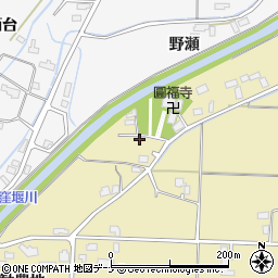 秋田県大仙市戸地谷畑田周辺の地図