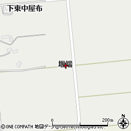 秋田県大仙市堀見内堰端周辺の地図