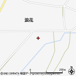 秋田県仙北郡美郷町浪花山根周辺の地図