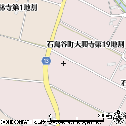 岩手県花巻市石鳥谷町大興寺（第１９地割）周辺の地図