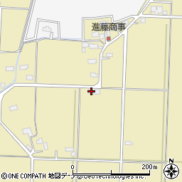 秋田県大仙市戸地谷中谷地75周辺の地図